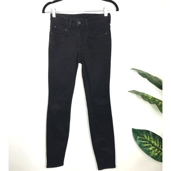 Proenza Schouler Women's 24 Jeans Black PS-J5 Super Skinny Everyday Capsule - Picture 1 of 7